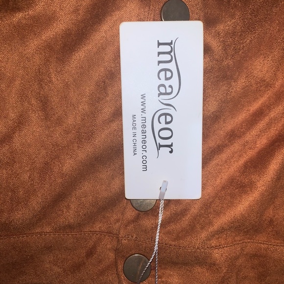 Orange button up skirt - Picture 2 of 2